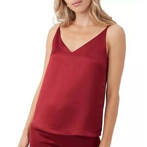Trina Turk 'Sella 2' Sleeveless Satin Camisole Tank Top, Ruqa Red
